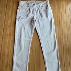 Brunello Cucinelli cream denim